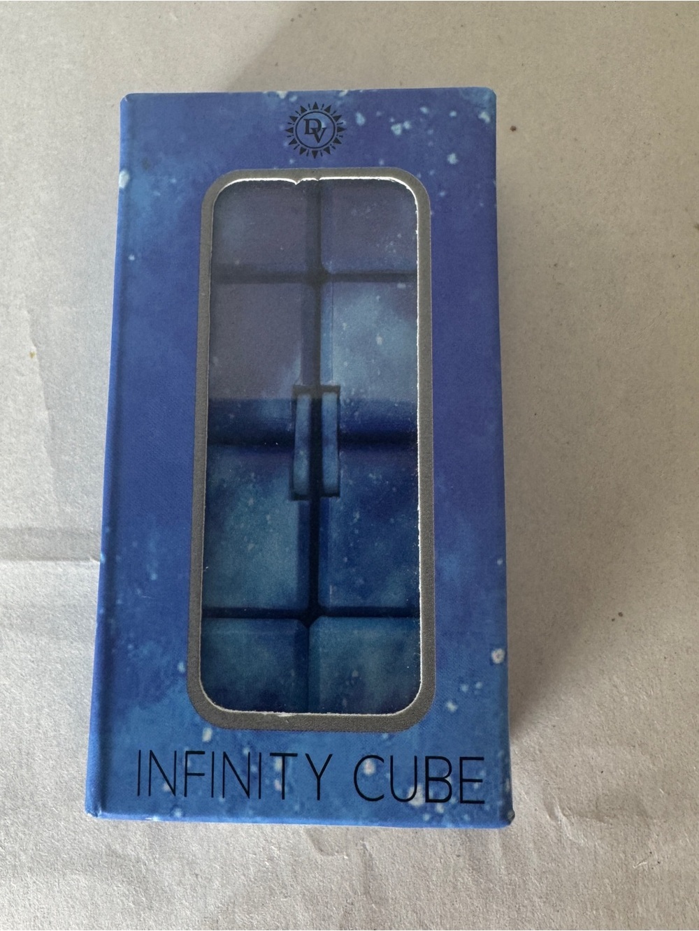 Infinity Cube: Portable Stress Relief Fidget Toy ( Blue Galaxy)